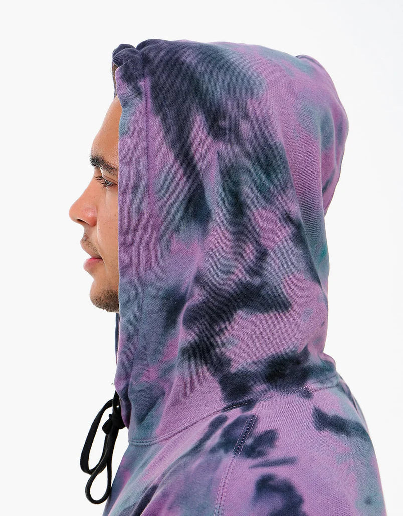 WELCOME - EXCNER REVERSE TIE DYE HOOD - MOONSCAPE/ATLANTIC
