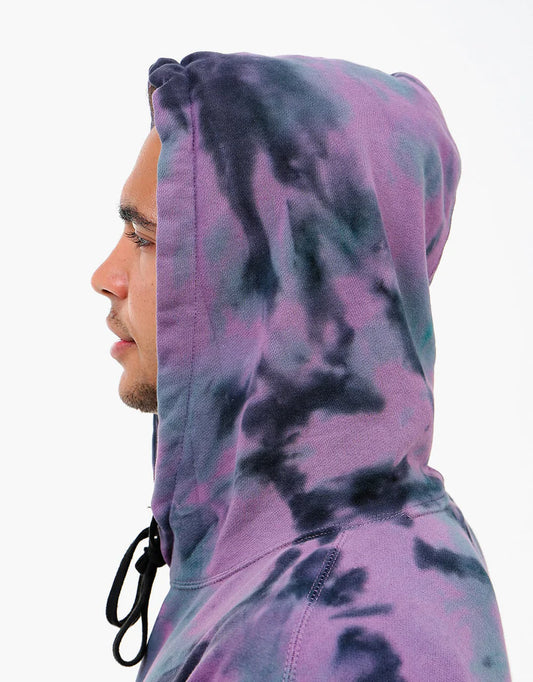 WELCOME - EXCNER REVERSE TIE DYE HOOD - MOONSCAPE/ATLANTIC