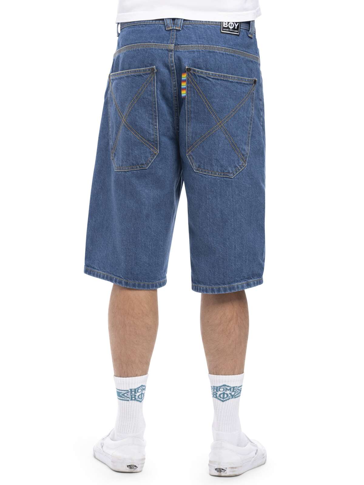 HOMEBOY - X-TRA BAGGY SHORTS - WASHED BLUE