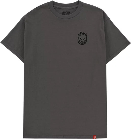 SPITFIRE - LIL BIGHEAD TEE - CHARCOAL/BLACK