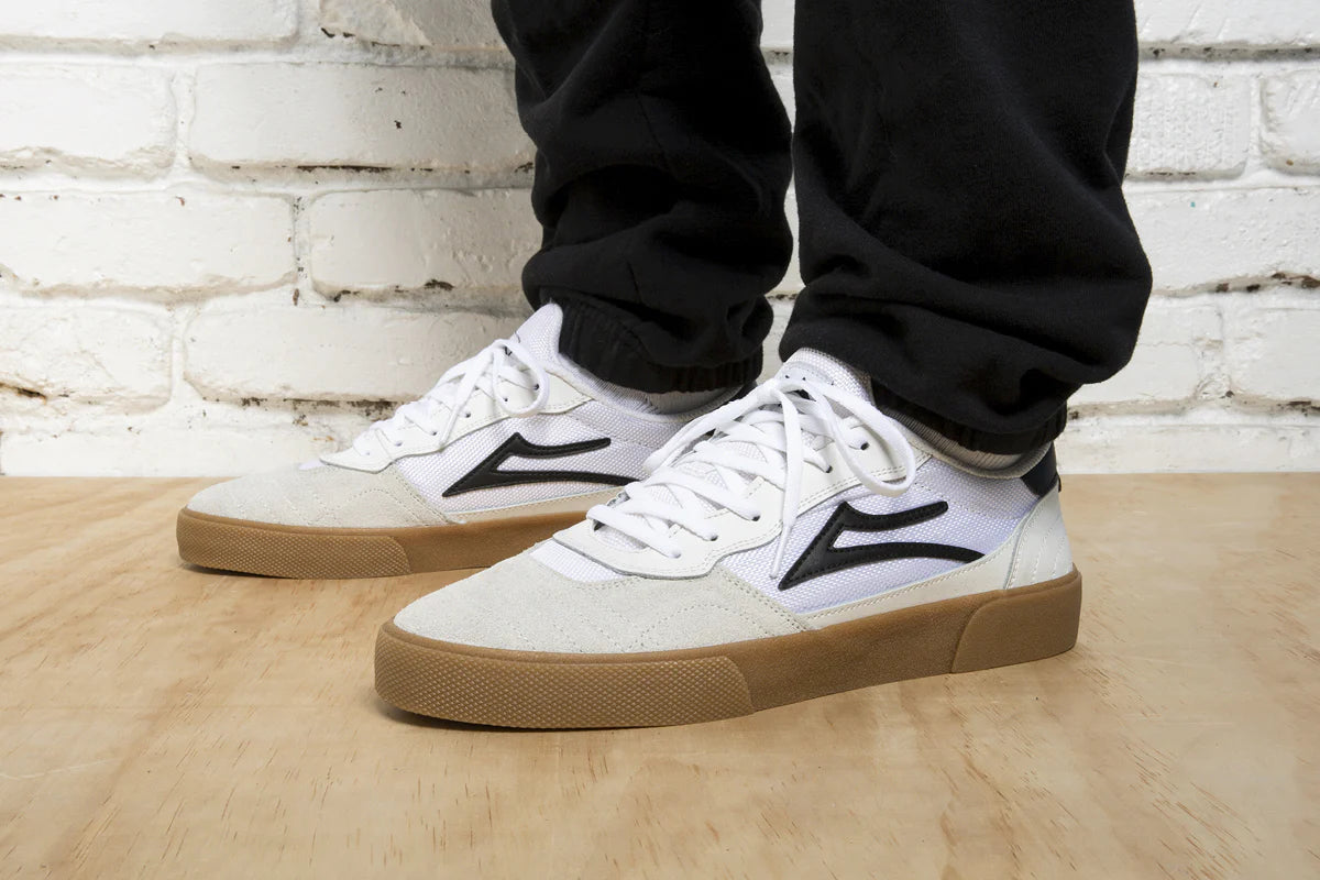 LAKAI - CAMBRIDGE - WHITE/NAVY SUEDE