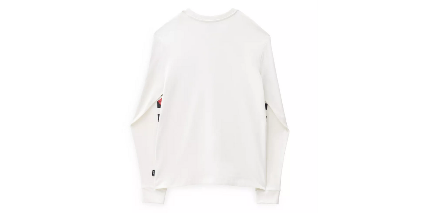 VANS - POPPY CHECK LS - WHITE