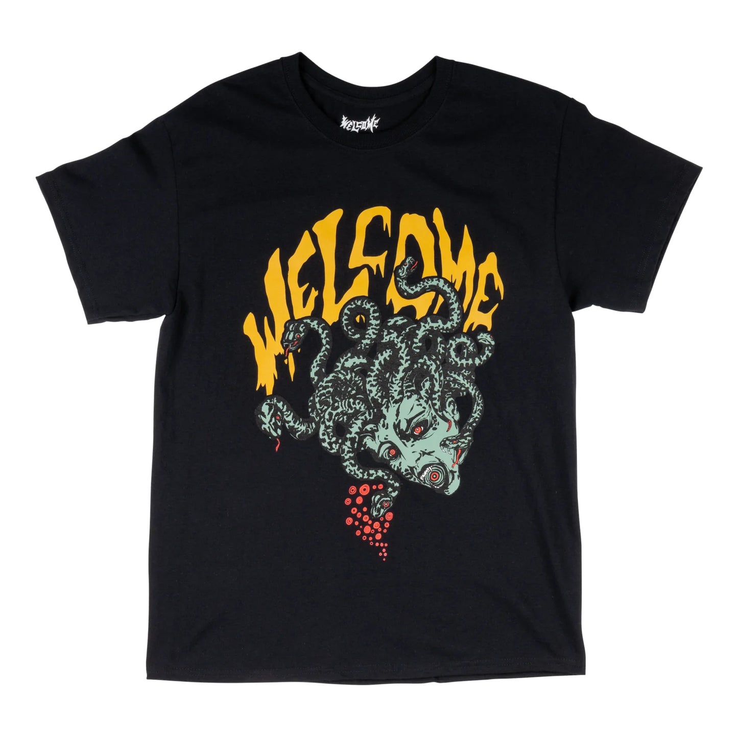 WELCOME - MEDUSA 2 TEE - BLACK