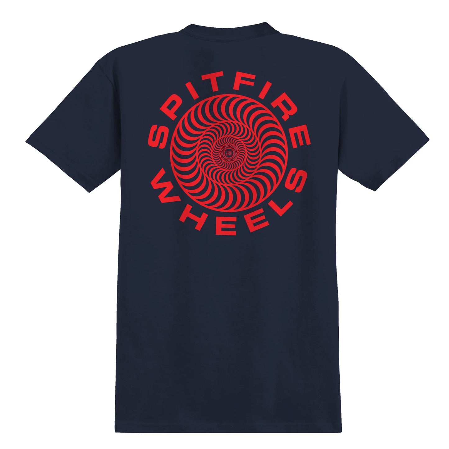 SPITFIRE - CLASSIC 87' SWIRL TEE - NAVY/RED