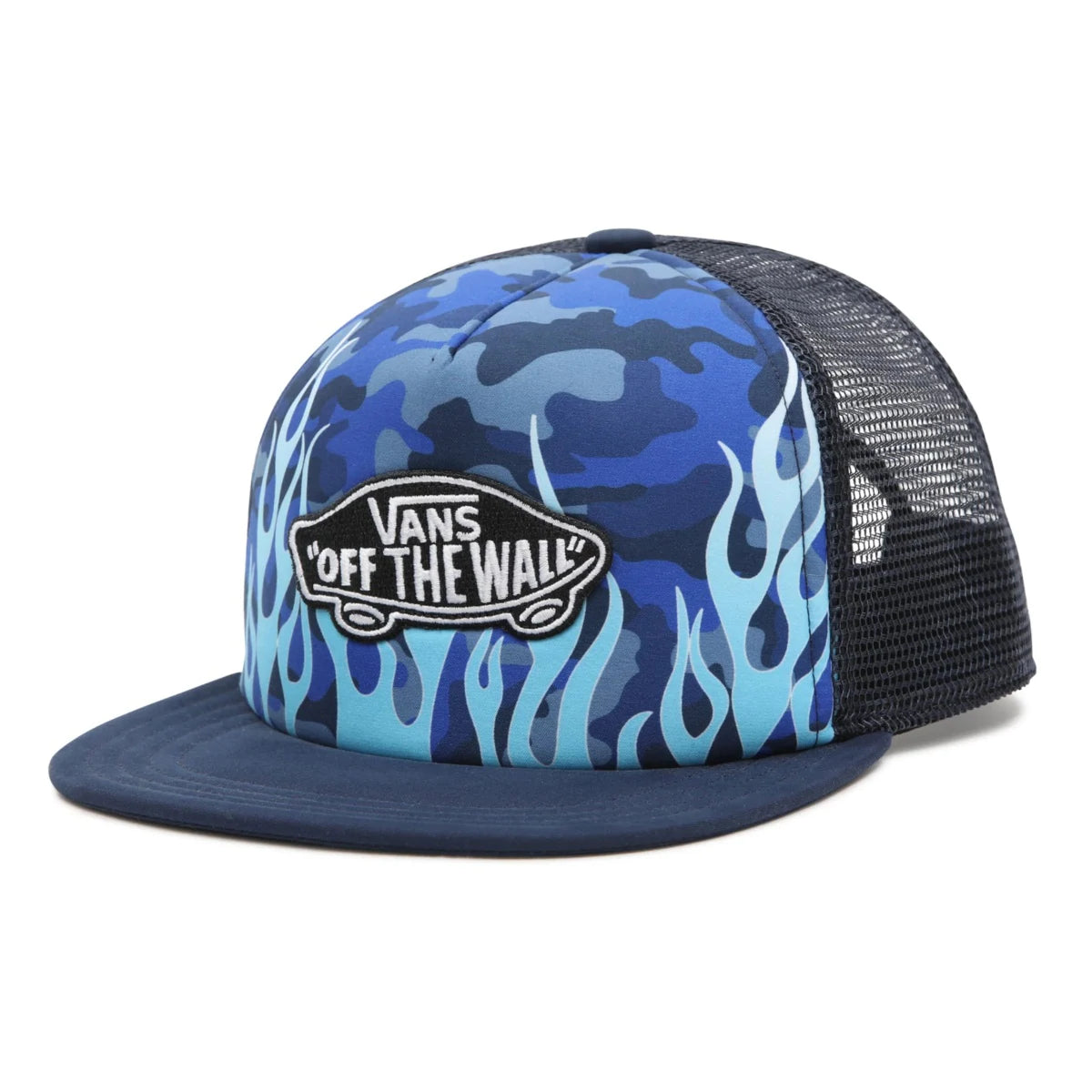 VANS - BY CLASSIC PATCH TRUCKER PLUS BOYS - FLAME CAMO