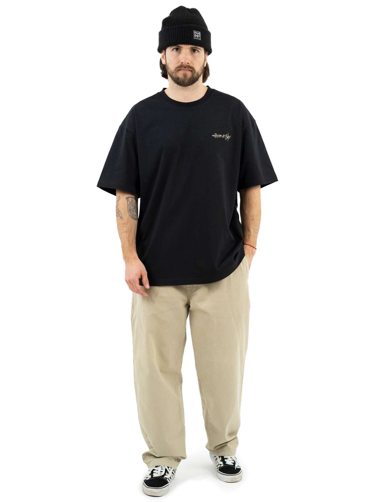 HOMEBOY - PENCIL TEE - BLACK