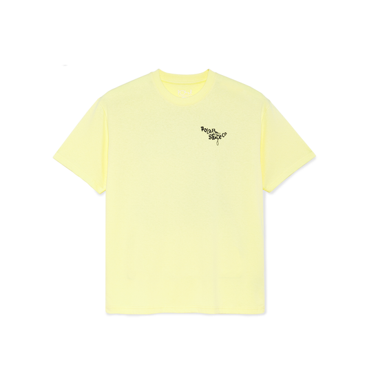 POLAR - GORILLA KING TEE - PALE YELLOW