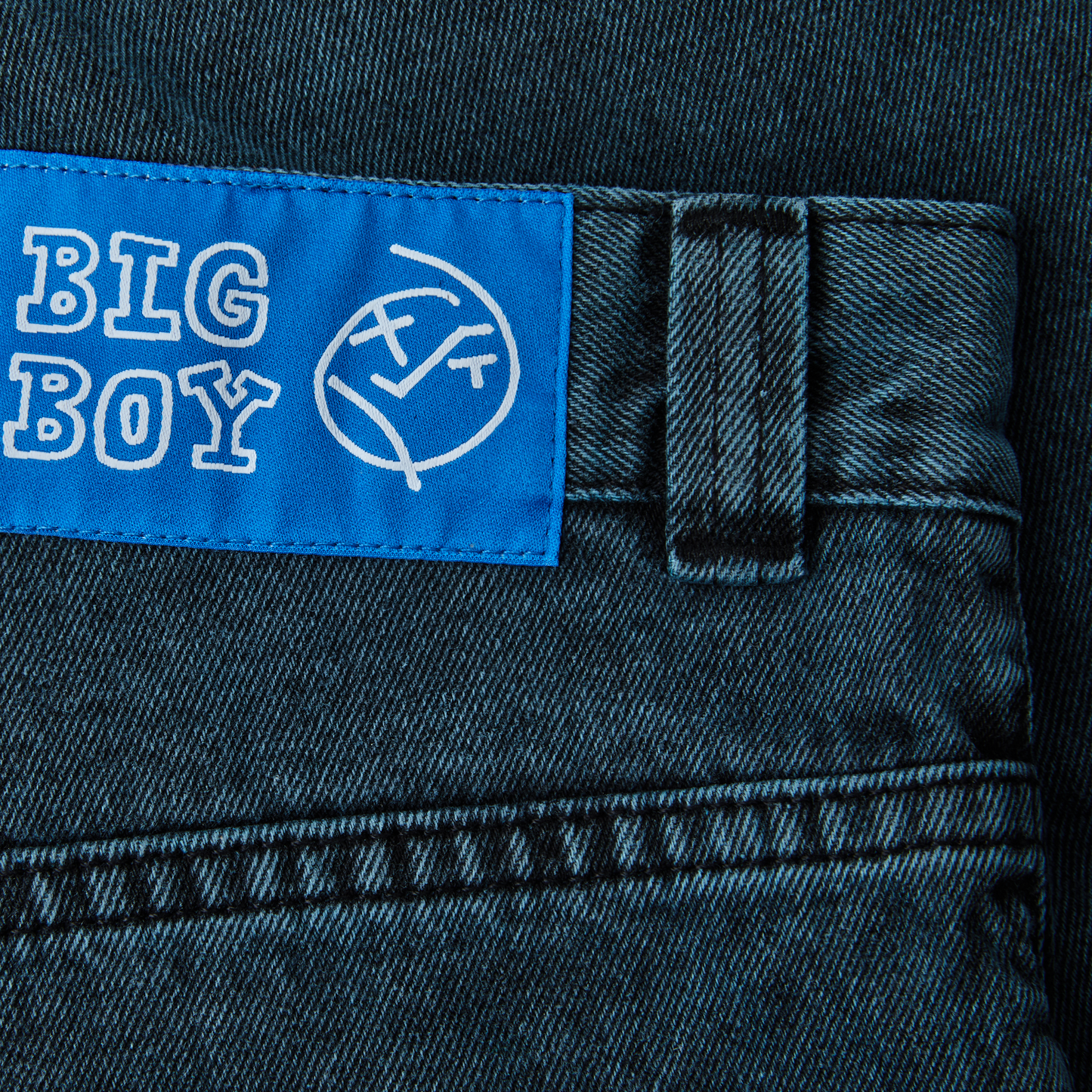 POLAR - BIG BOY JEANS - CYAN BLACK