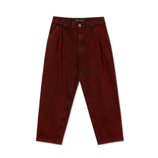 POLAR - GRUND CHINO'S - RED BLACK