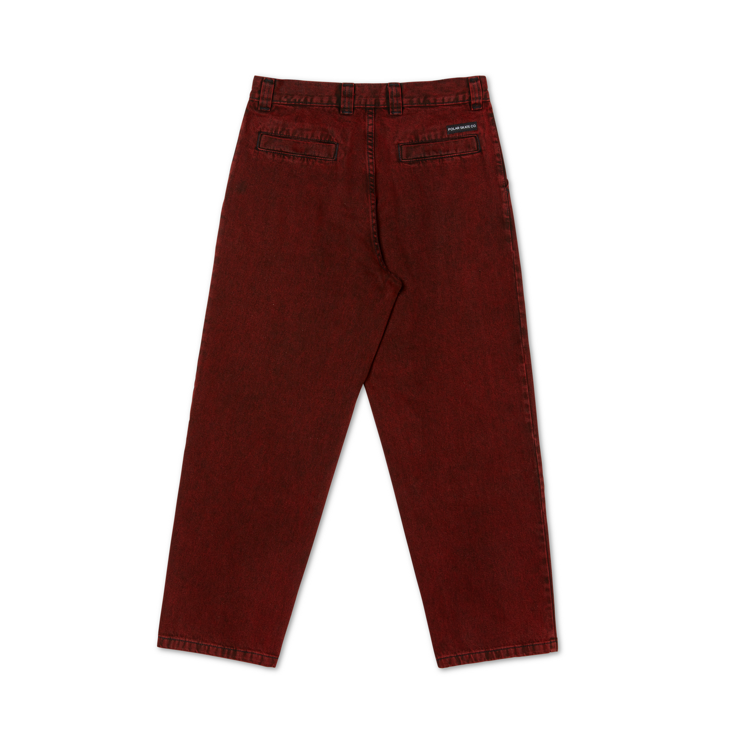 POLAR - GRUND CHINO'S - RED BLACK