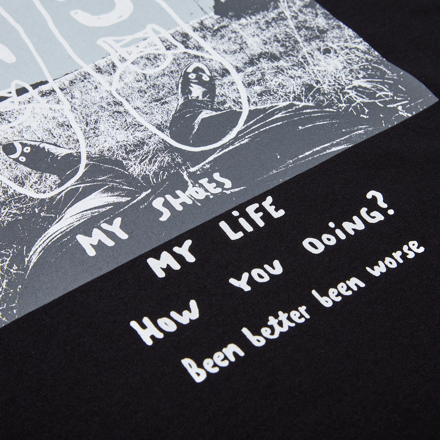 POLAR - STRUGGLE TEE - BLACK