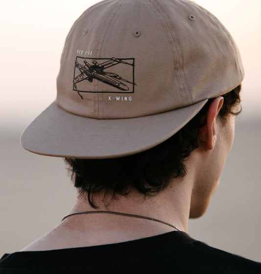 DC - XWING 6 PANEL HAT - SAND