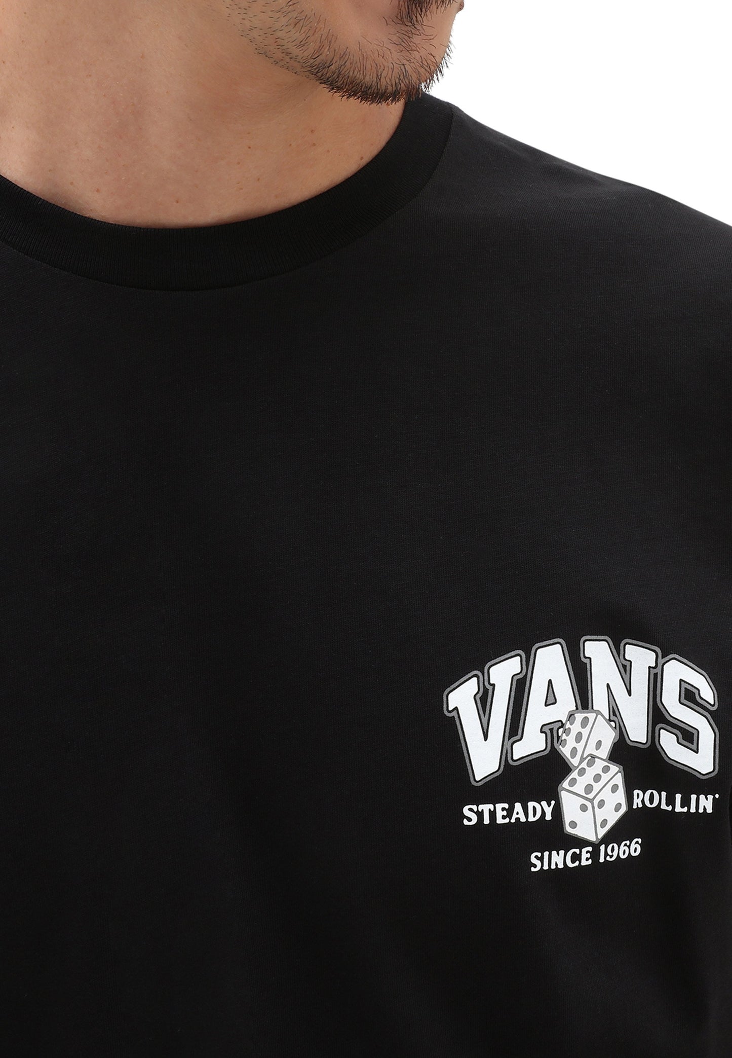 VANS - STEADY ROLLIN TEE - BLACK