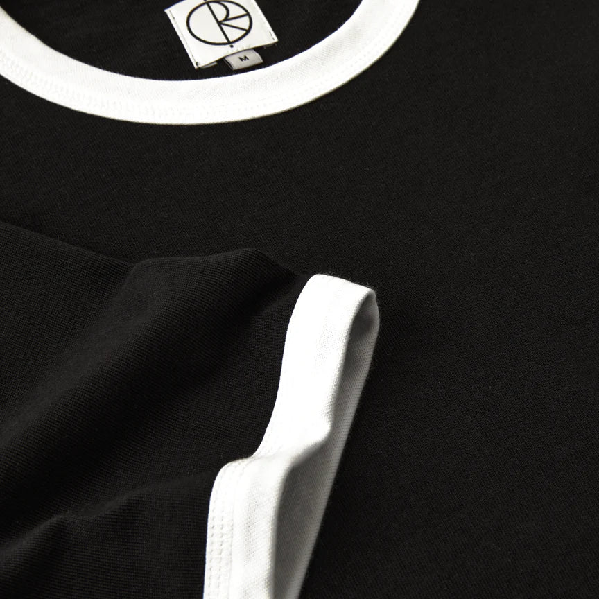 POLAR - RIOS RINGER TEE - BLACK/WHITE
