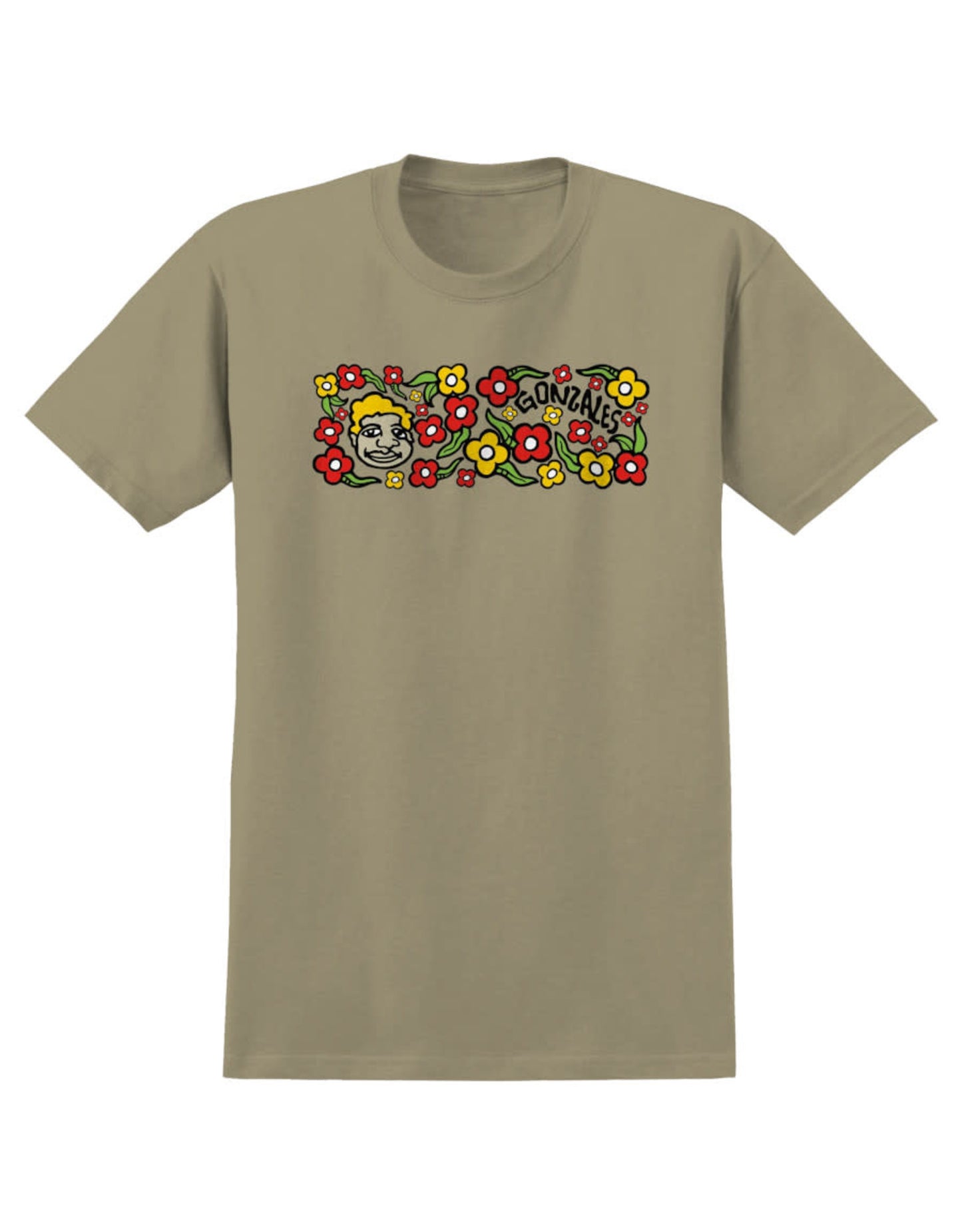 KROOKED - SWEATPANTS S/S TEE - SAND/MULTI