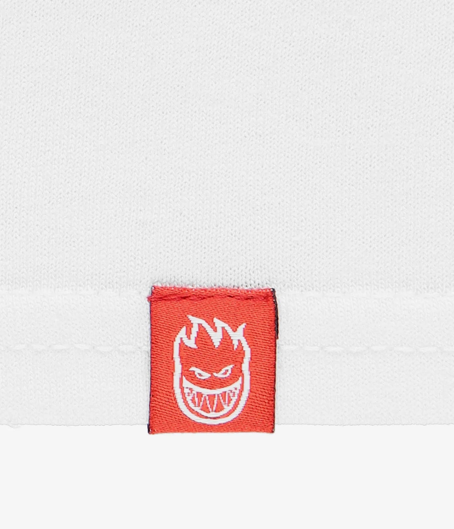 SPITFIRE - HOLLOW CLASSIC S/S TEE - WHITE/RED