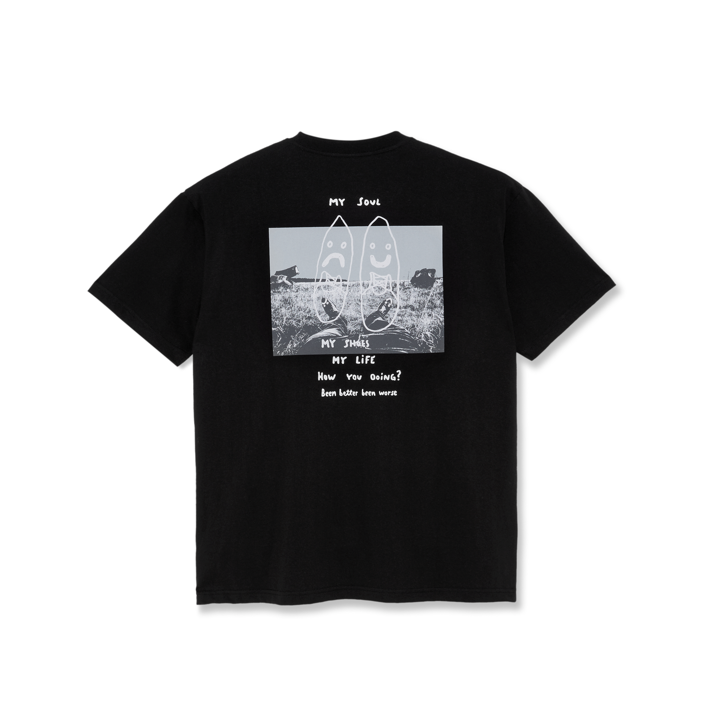 POLAR - STRUGGLE TEE - BLACK