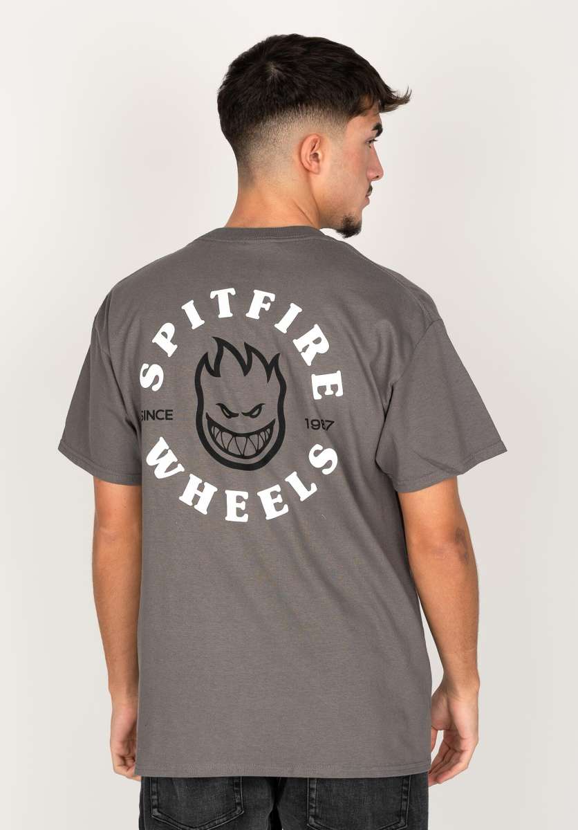 SPITFIRE - BIGHEAD CLASSIC YOUTH TEE - CHARCOAL/BLACK/WHITE