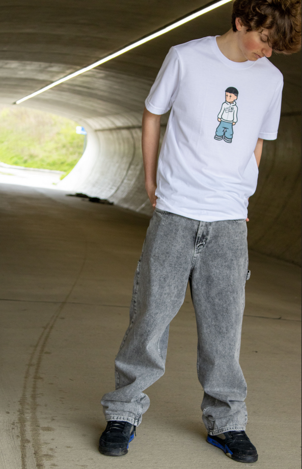 KEEP IT CLEAN - KIC GUY TEE - WHITE