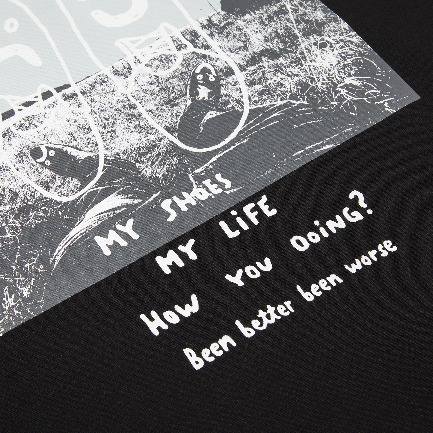 POLAR - STRUGGLE HOODIE - BLACK