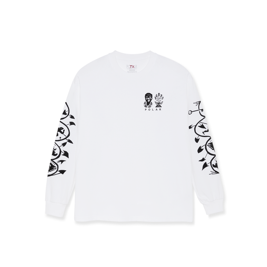 POLAR - SPIRAL LONGSLEEVE - WHITE