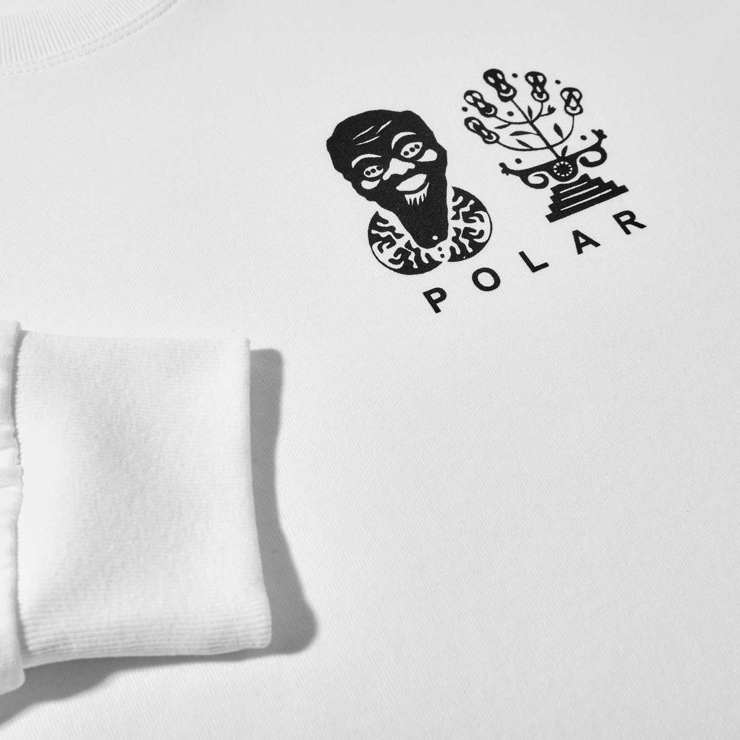 POLAR - SPIRAL LONGSLEEVE - WHITE