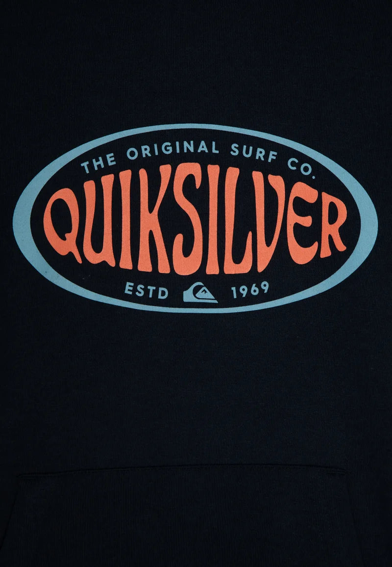 QUIKSILVER - IN CIRCLES HOOD YOUTH - BLACK