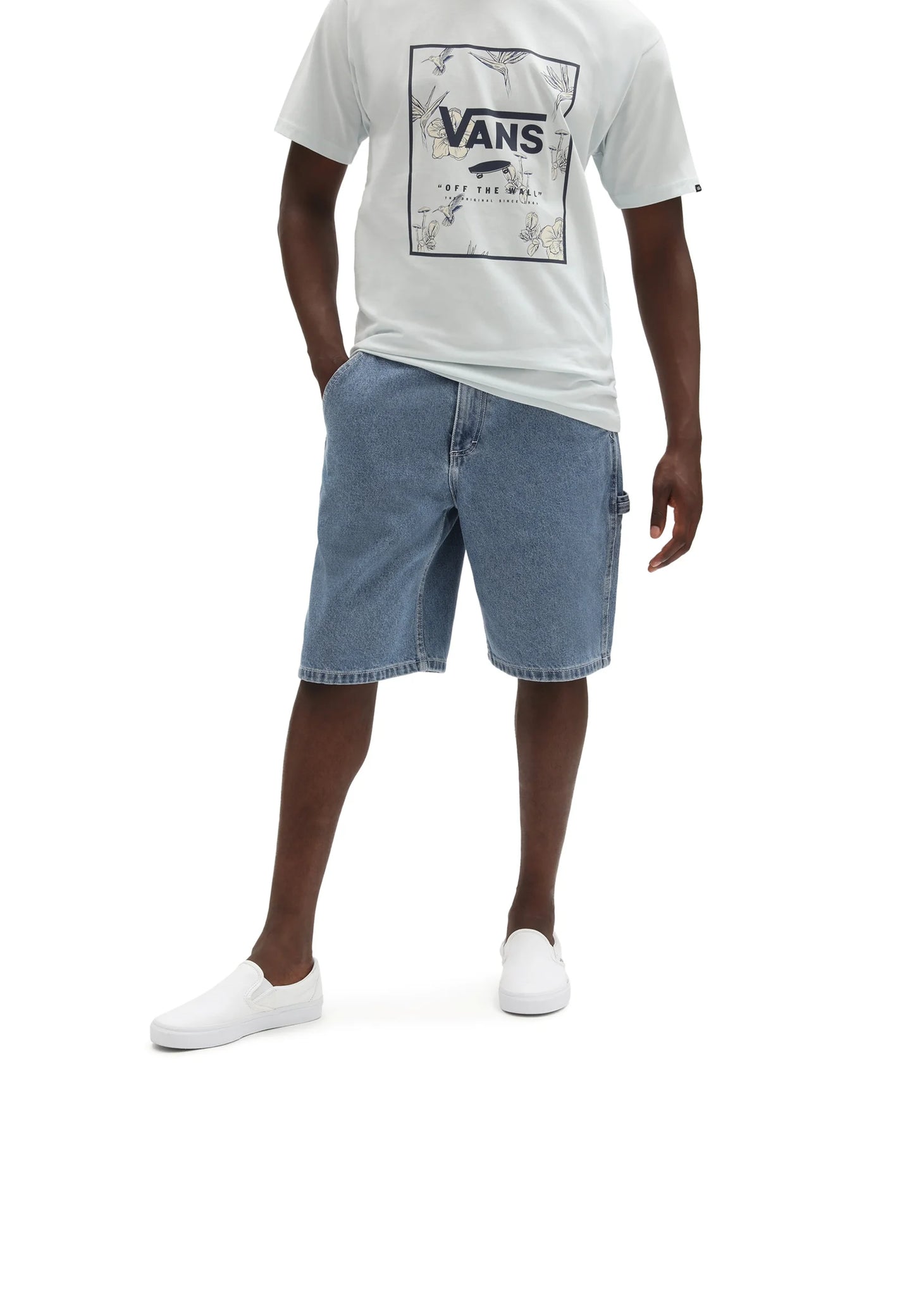 VANS - DRILL CHORE LOOSE DENIM SHORT - STNWSH