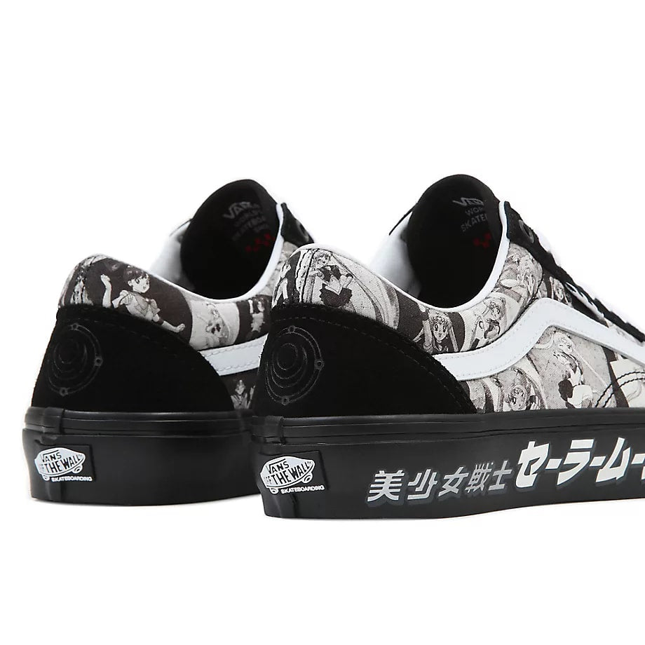 VANS - MN SKATE OLD SKOOL PRETTY GUARDIAN SAILOR MOON - BLACK/WHITE