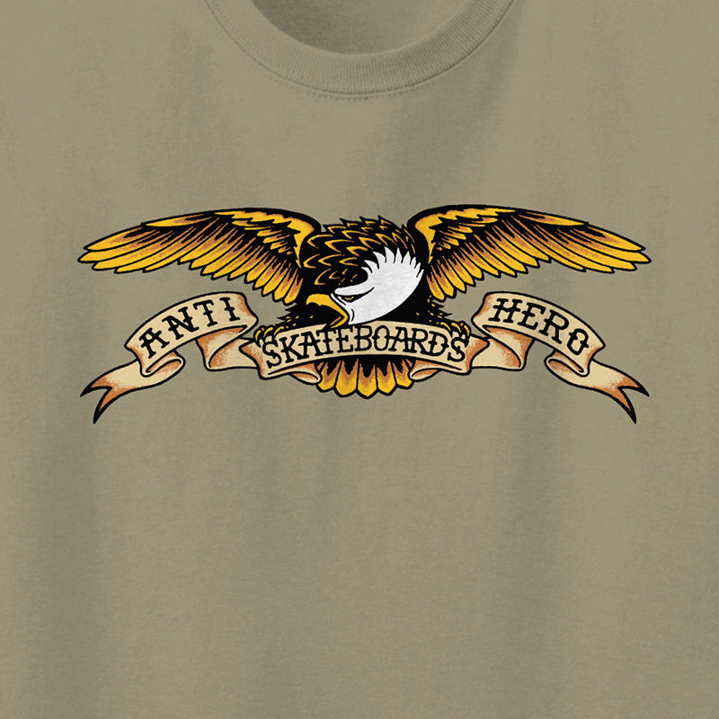 ANTI HERO - EAGLE S/S TEE - SAND/MULTI