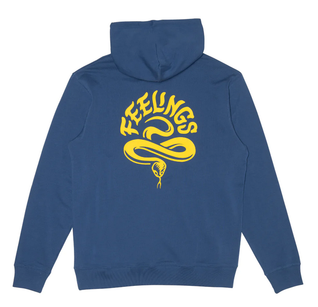 FEELINGS - SNAKE HOODIE - TRUE NAVY
