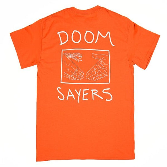 DOOM SAYERS - SNAKE SHAKE TEE - ORANGE