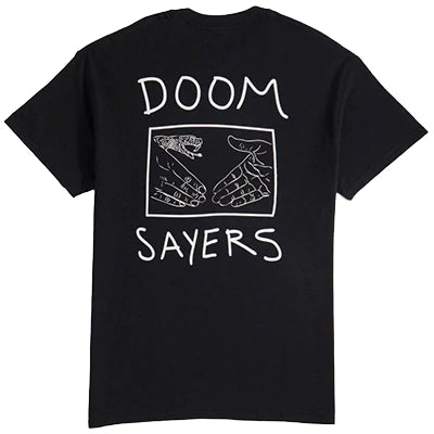 DOOM SAYERS - SNAKE SHAKE TEE - BLACK