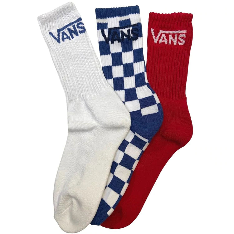 VANS - KIDS CLASSIC CREW SOCKS 3-PACK