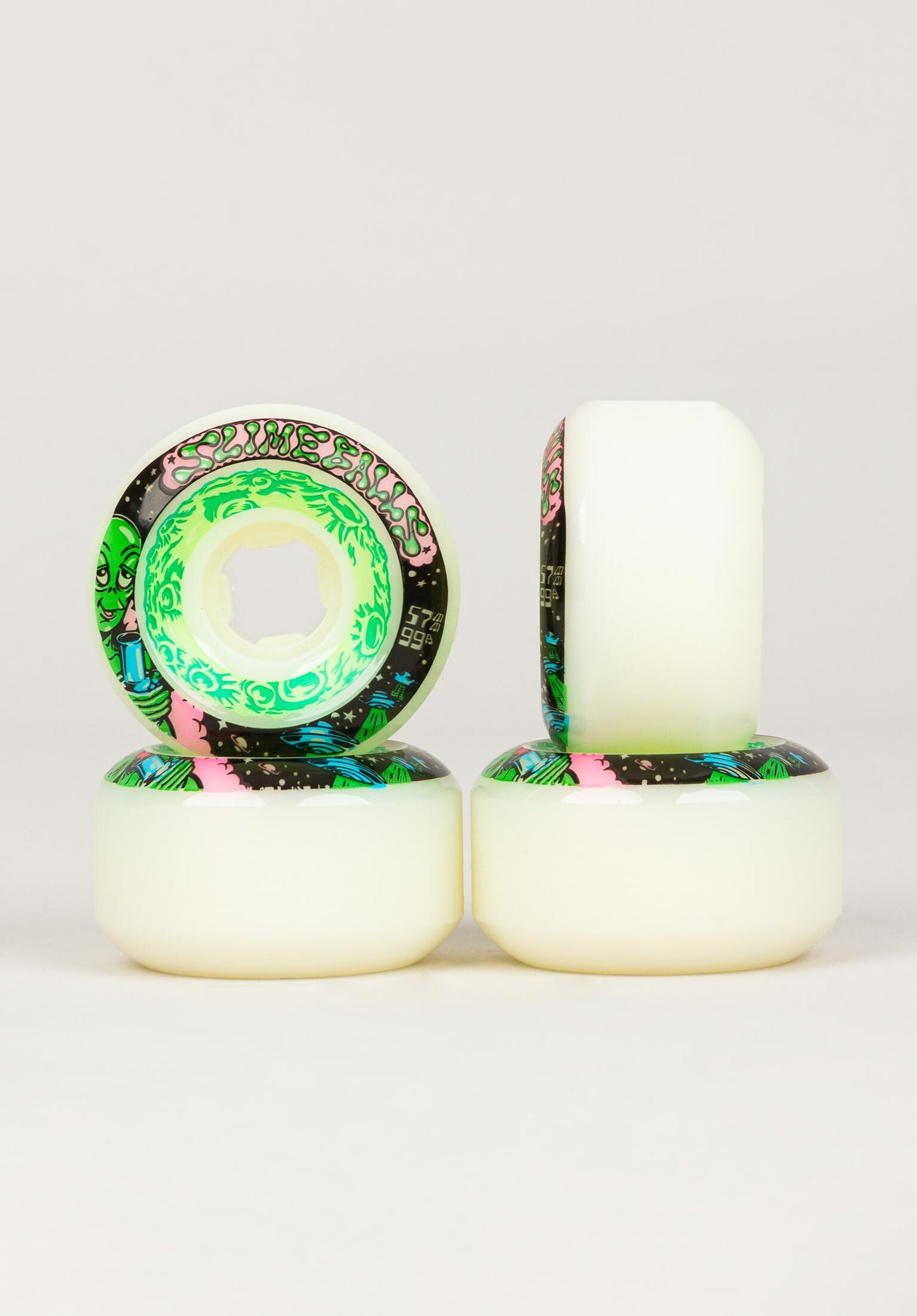 SANTA CRUZ - SLIME BALLS SAUCERS WHITE 99A
