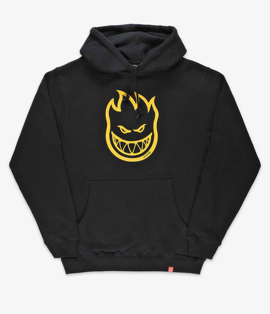 SPITFIRE - BIGHEAD PULLOVER HOODED SWEATSHIRT - BLACK/GOLD