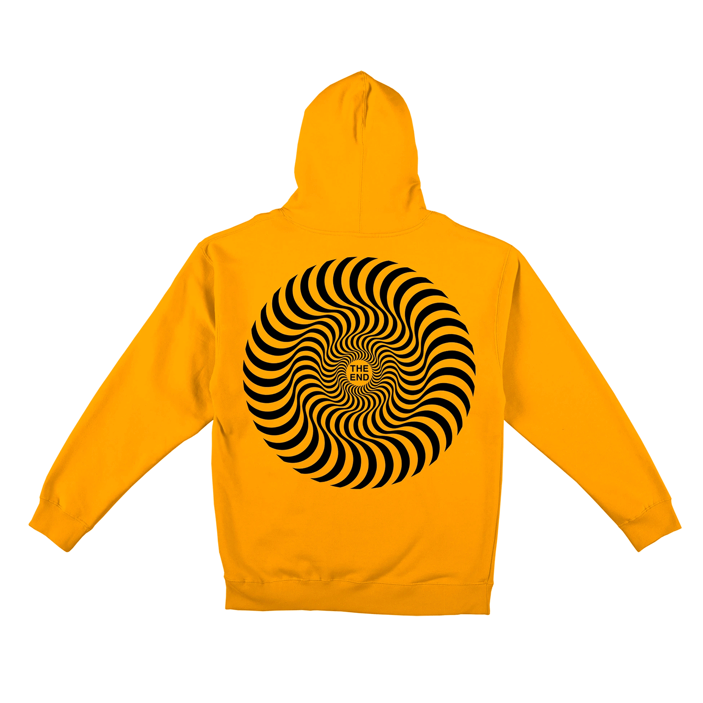 SPITFIRE - CLASSIC SWIRL PULLOVER HOODED SWEATSHIRT - NEW GOLD/BLACK