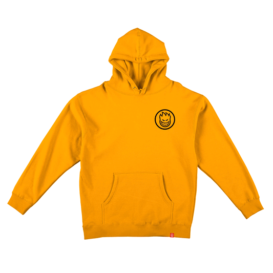 SPITFIRE - CLASSIC SWIRL PULLOVER HOODED SWEATSHIRT - NEW GOLD/BLACK