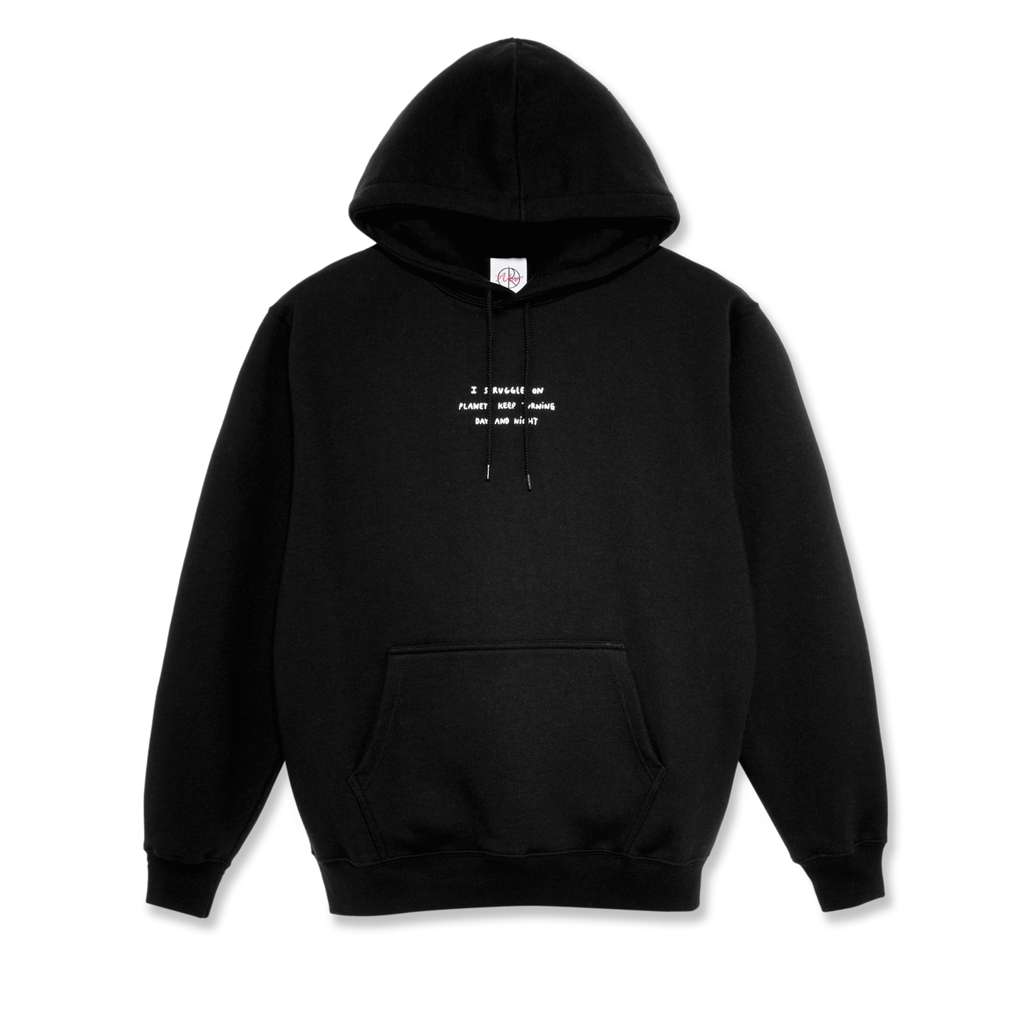 POLAR - STRUGGLE HOODIE - BLACK