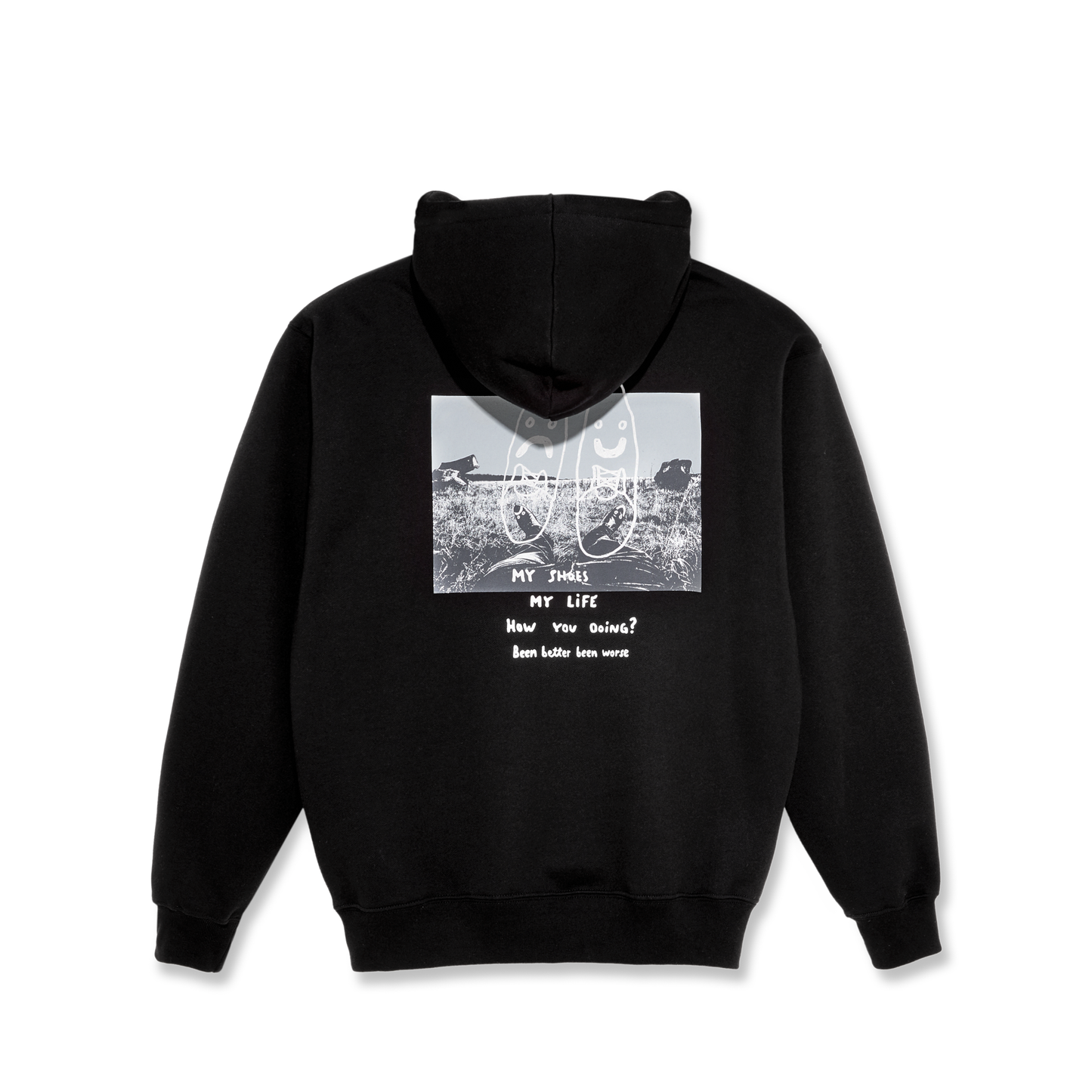 POLAR - STRUGGLE HOODIE - BLACK