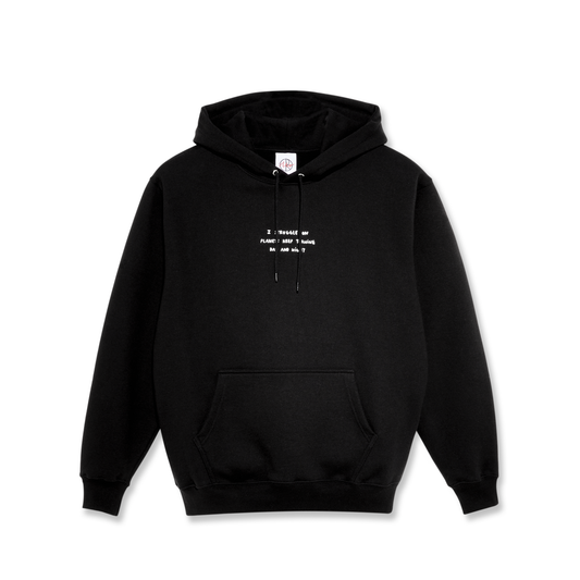 POLAR - STRUGGLE HOODIE - BLACK