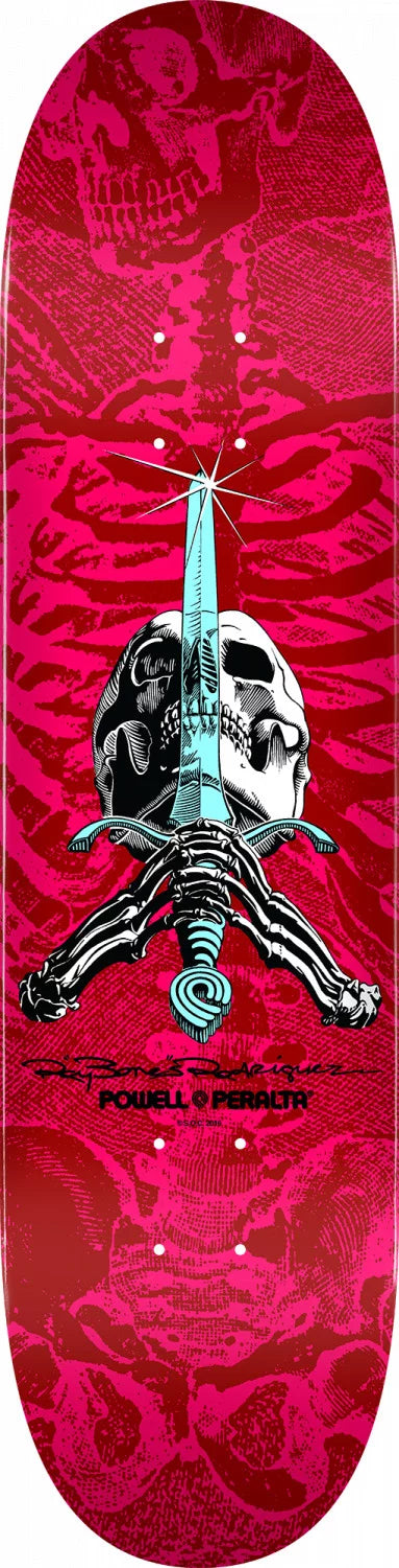 POWELL PERALTA - SKULL & SWORD - PINK - 8.5