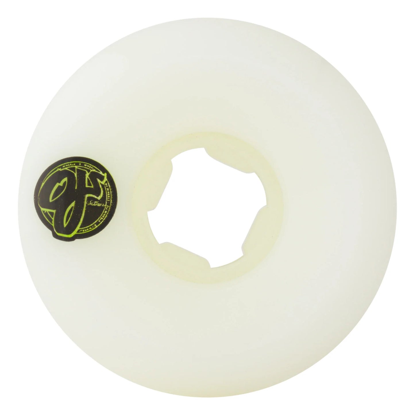 OJ WHEELS - TEAM LINE ORIGINAL HARDLINE 99A - WHITE/YELLOW/GREEN