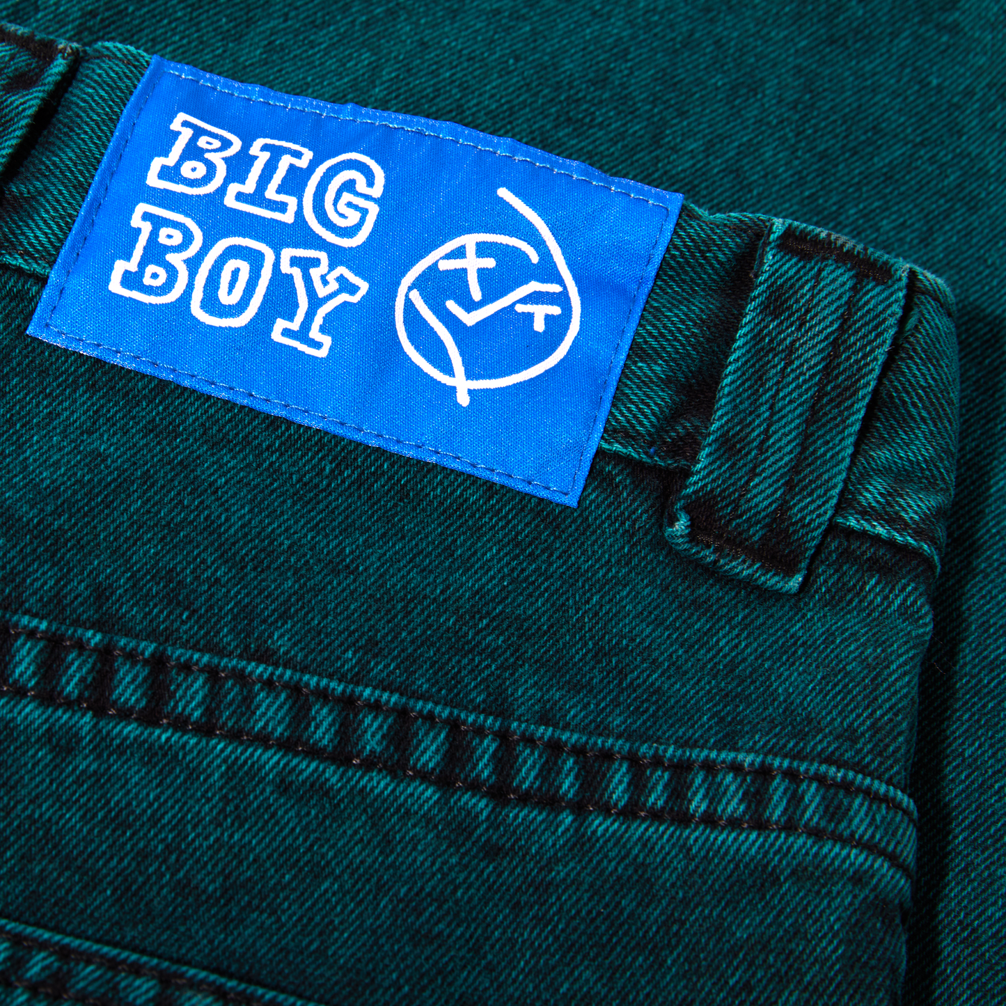 POLAR - BIG BOY JEANS - TEAL BLACK