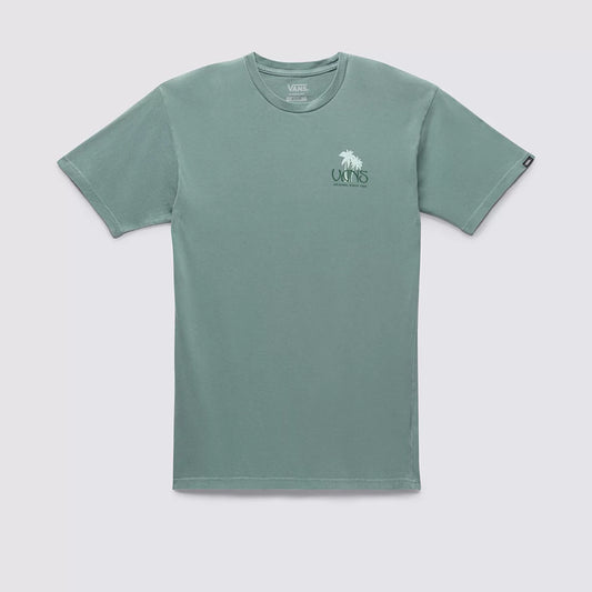 VANS - SUNSET DUAL PALM VINTAGE TEE - CHINOIS GREEN