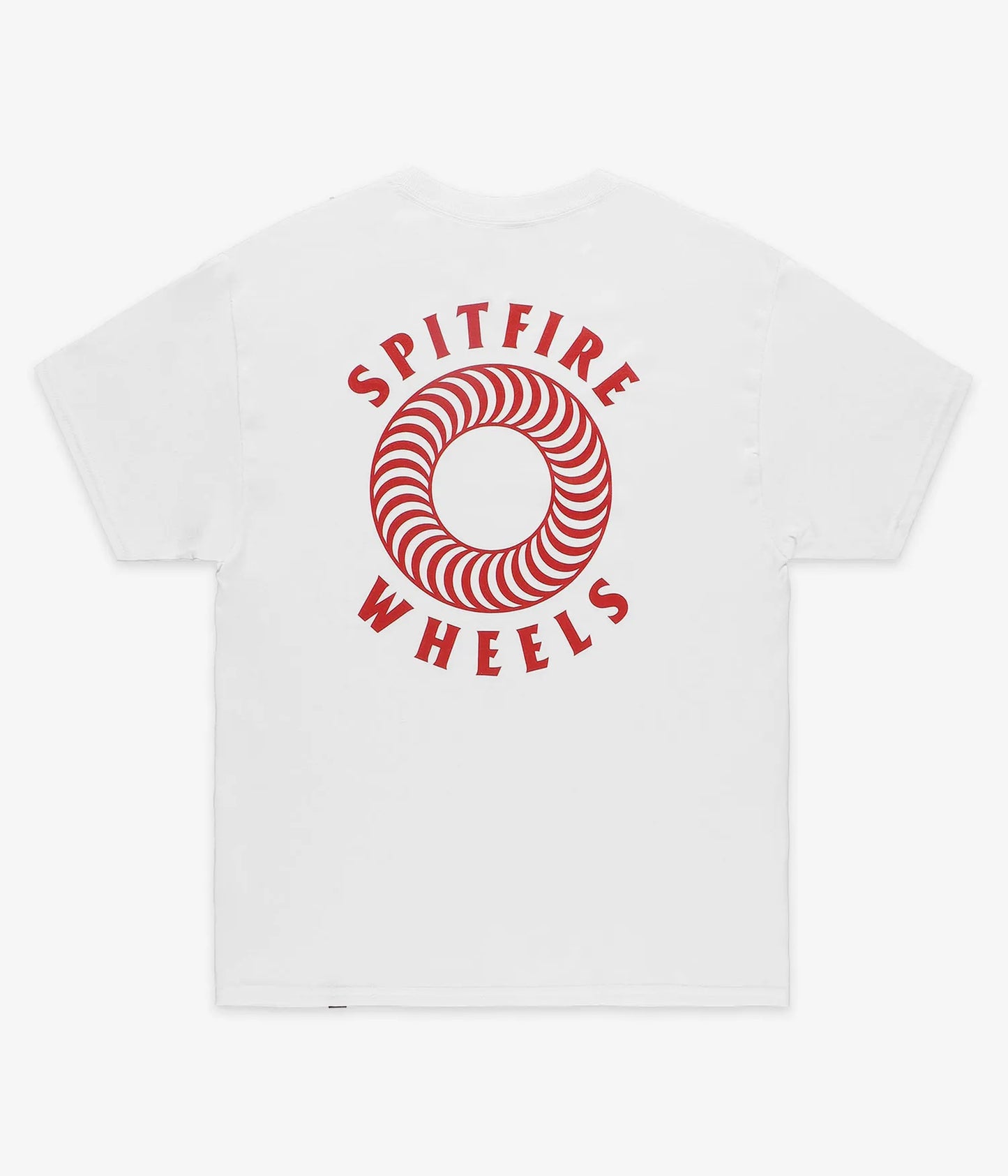 SPITFIRE - HOLLOW CLASSIC S/S TEE - WHITE/RED