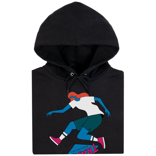 THRASHER - TRE HOOD - BLACK