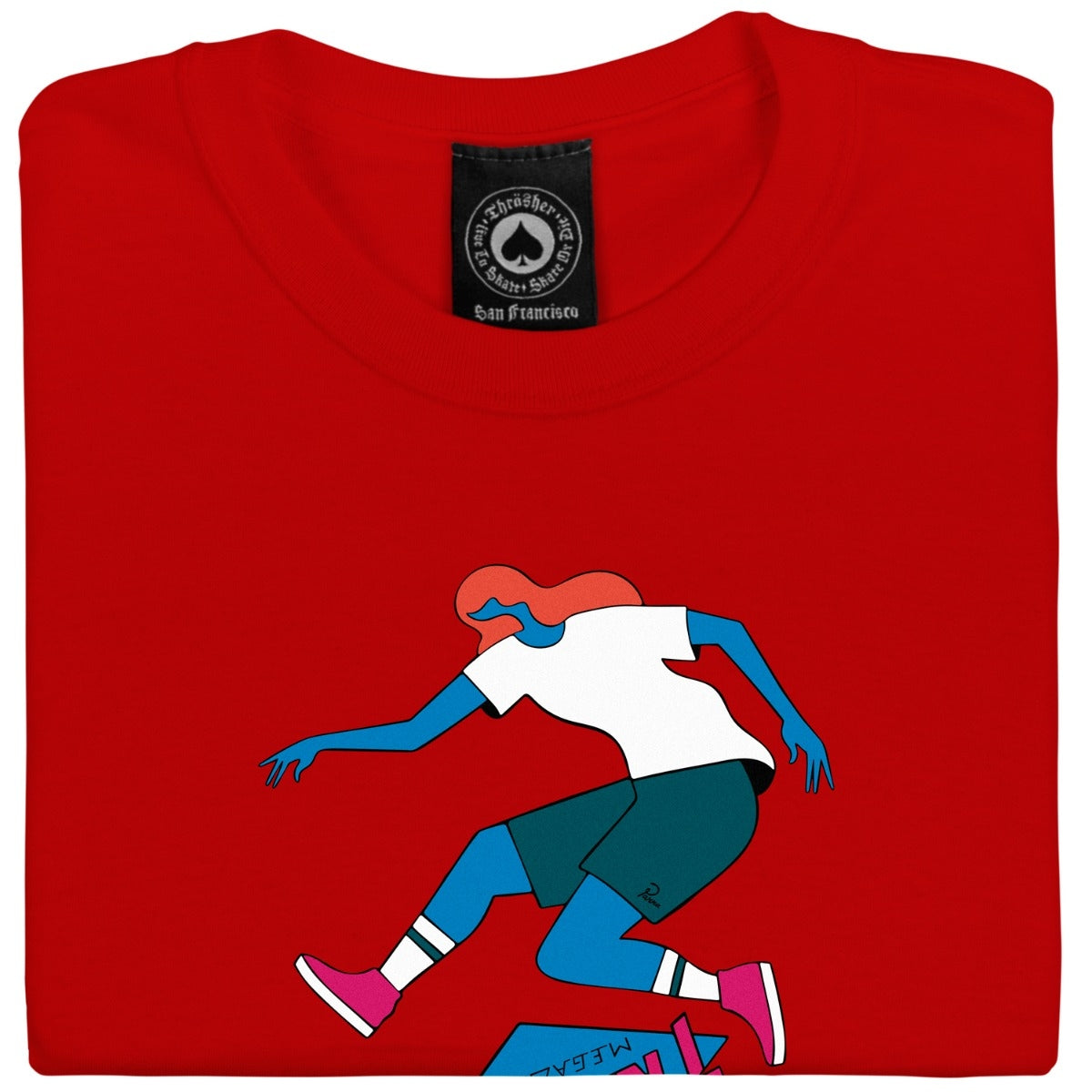 THRASHER - TRE TEE - RED