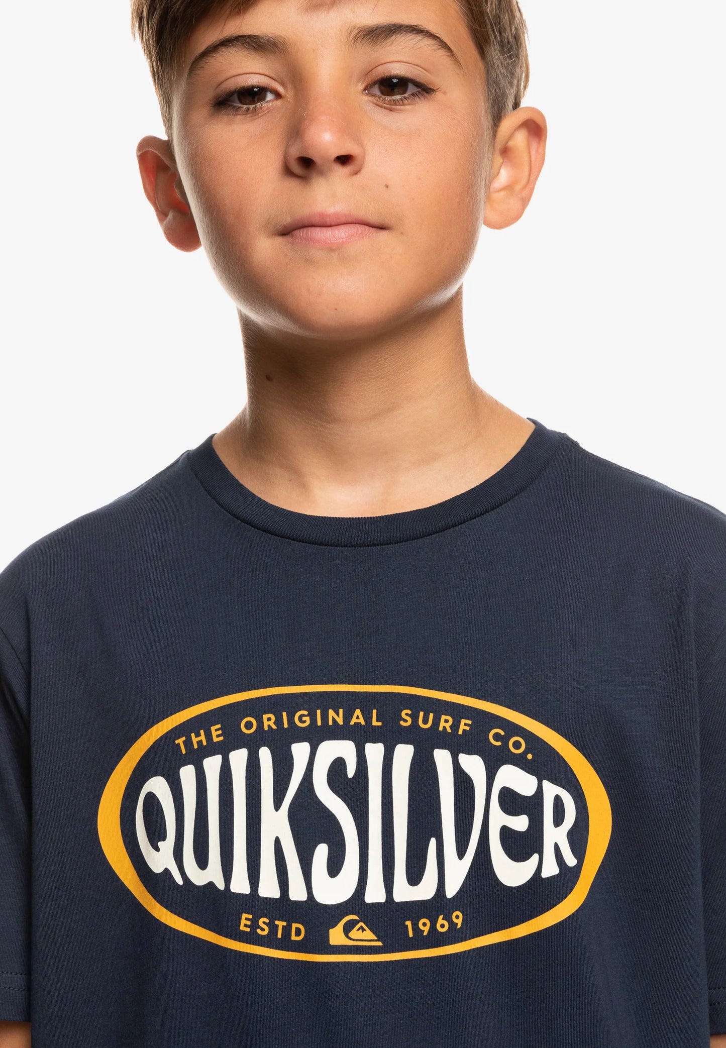 QUIKSILVER - IN CIRCLES SS YTH - NAVY BLAZER