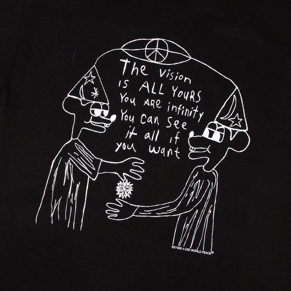 GX1000 - THE VISION TEE - BLACK
